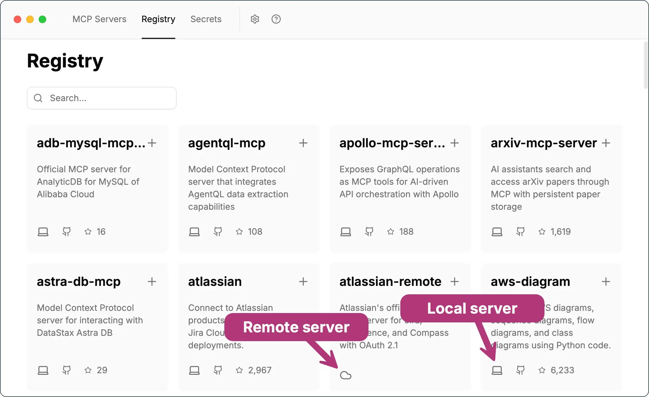 ToolHive Registry Page ToolHive Registry Page